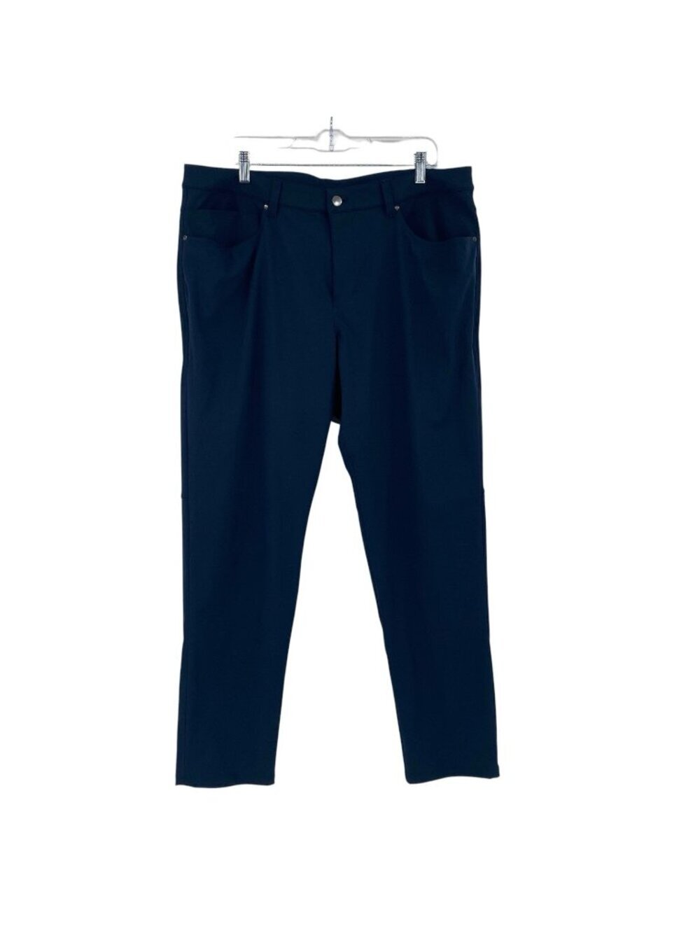 Lululemon Commission Pant Slim Mens 38 Blue Five Pocket LM5972S Preppy Office